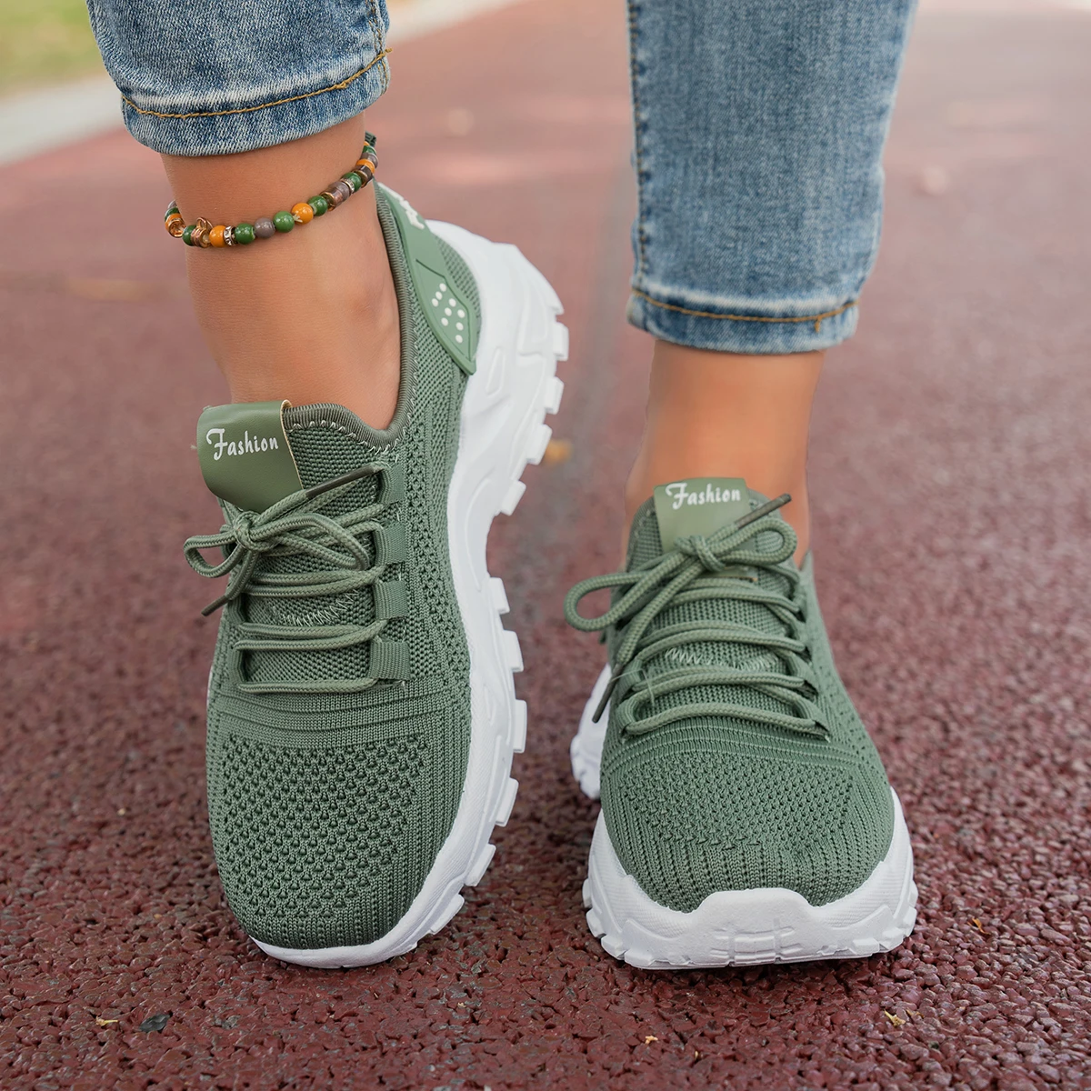 أحذية نسائية كاجوال عصرية قابلة للتنفس للمشي لمساف...