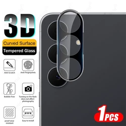 Premium 3D Curved Glass Camera Protective Case - Samsung S25 FE (Black)