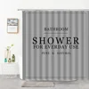 Letter Shower Curtains Simple Nordic Art Design Bathroom Curtain Home Decor Bath Screens Bathroom Accessories Polyester Fabric 2
