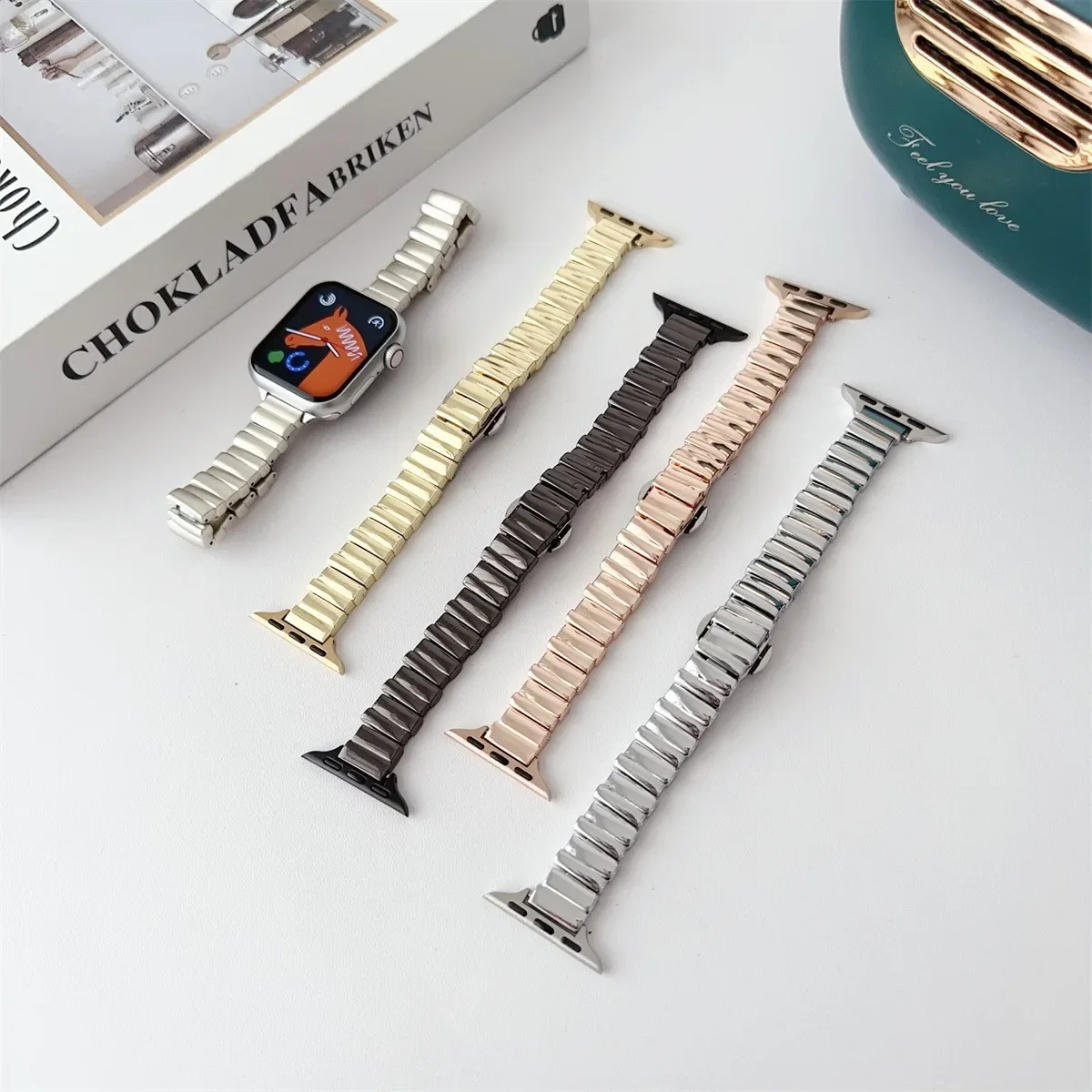 Cinturino in metallo per apple watch series e modelli ultra_voghion.com