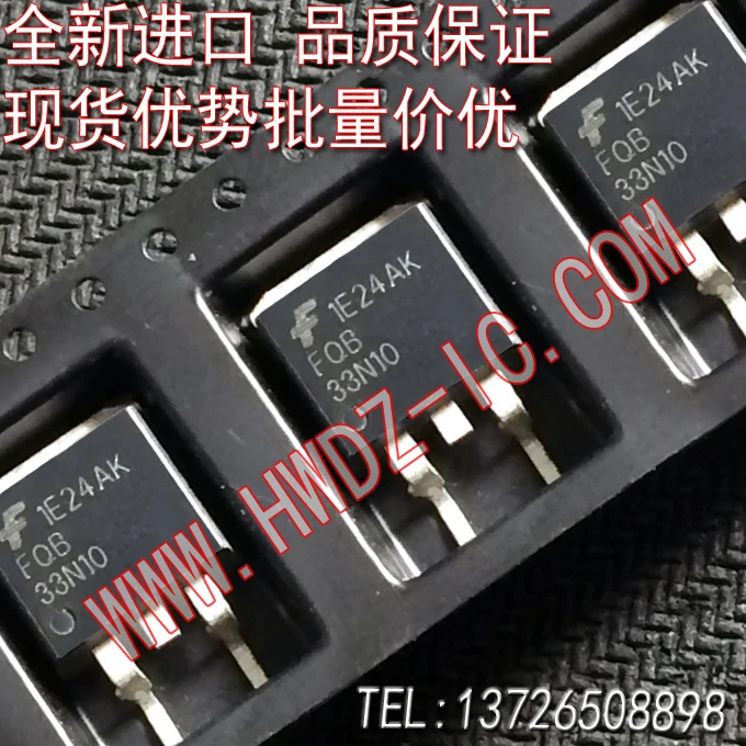 

Free shipping FQB33N10 FQB 33N10 TO-263/ 10PCS