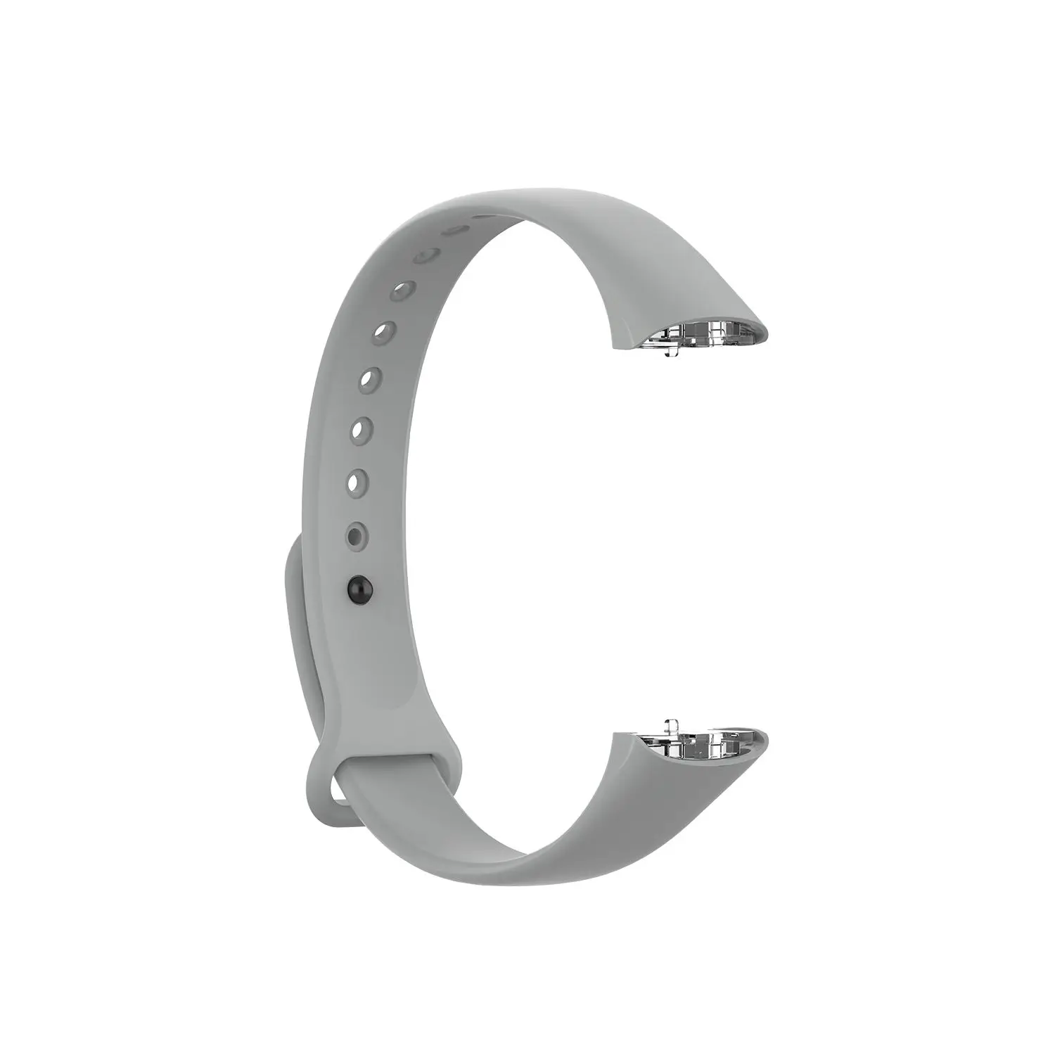 Breathable Soft Silicone Watch Band Replacement with Buckle Strap