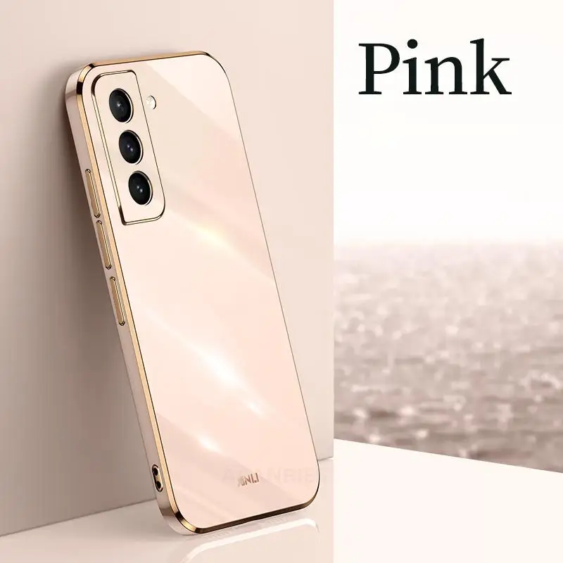 Elegant Plating Silicone Ring Holder Stand Phone Case