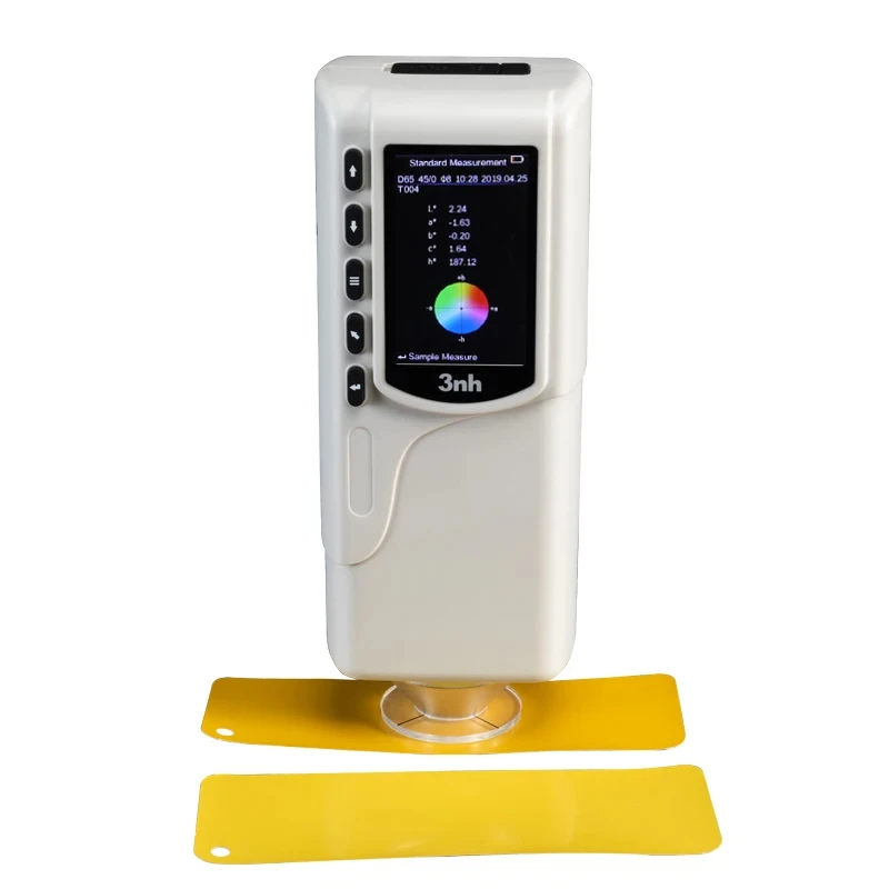 3nh 45/0 Degree NR145 45/0 Degree Handheld Built-in White Plate Colorimeter NR145 6