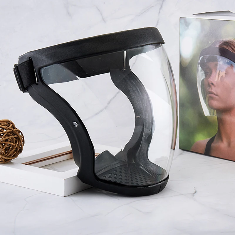 Kitchen Transparent Full Face Shield Oil-splash Proof Anti-fog Head Cover Safety Glasses work protection mask,kitchen splatter screen,kitchen splash guard