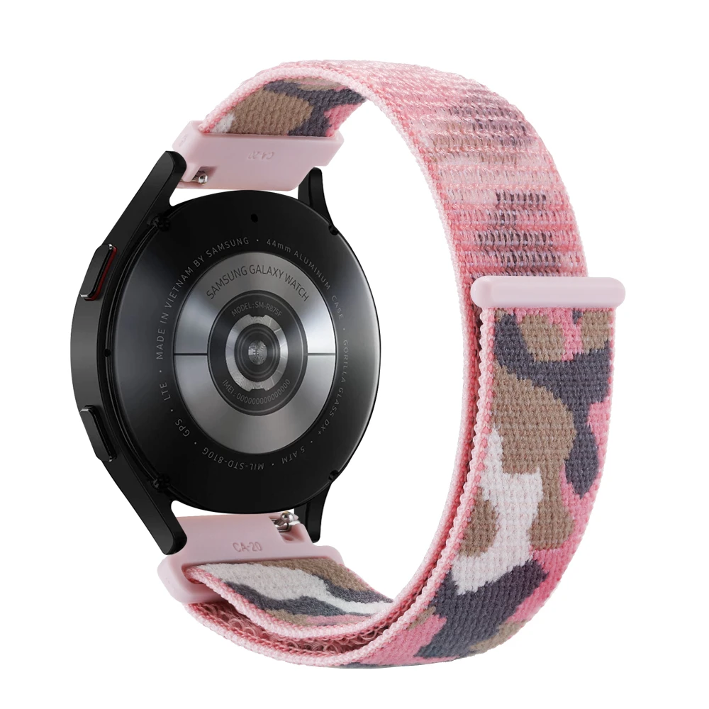 Breathable Nylon Sports Watch Strap - 22mm/20mm Adjustable Wristband