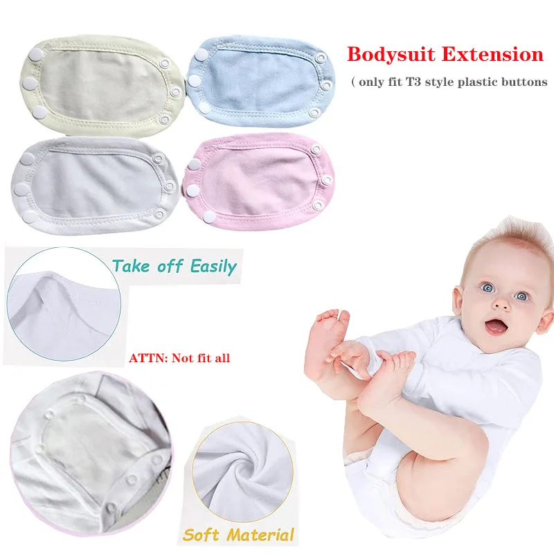 Romper Bodysuit for Baby Lengthen Extender Cotton Single Layer