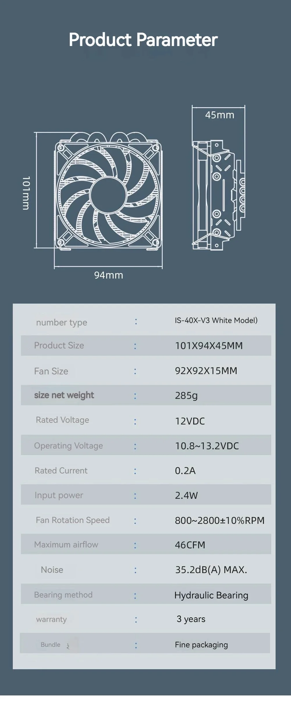ID-COOLING ID IS-40X Low Profile CPU Cooler 4 Heat Pipes Downward Pressure Air C