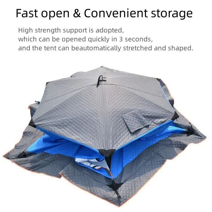 Ice Fishing Winter Outdoor Tent Fishing Shelter Cotton Camping