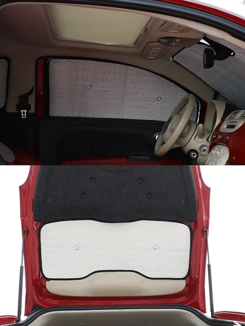 Pare-soleil de voiture pour FIAT 500, couverture de Protection, neige et  glace, pour Tipo Punto Freemont Cross Coroma Panda Idea Palio Fastback