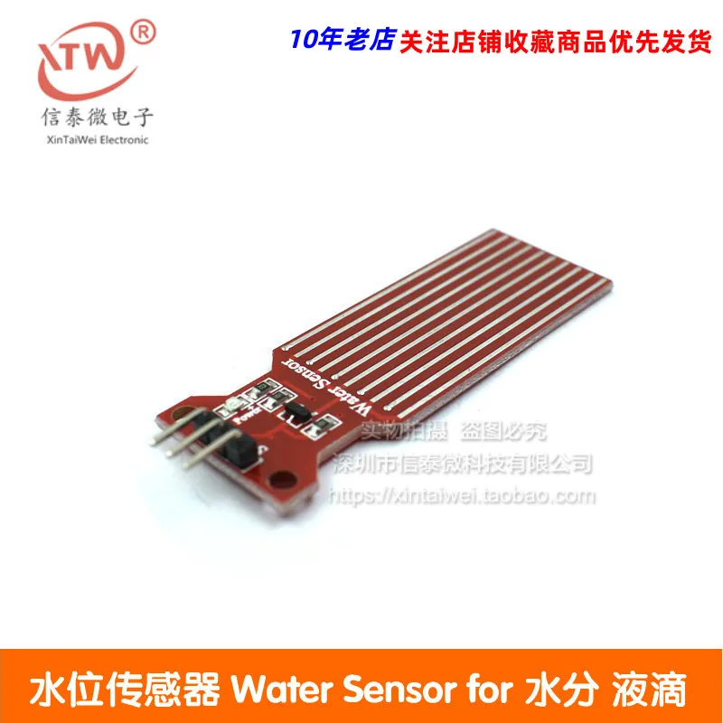 

Water Level Sensor Module Water Sensor for Water Drop Water Depth Detection