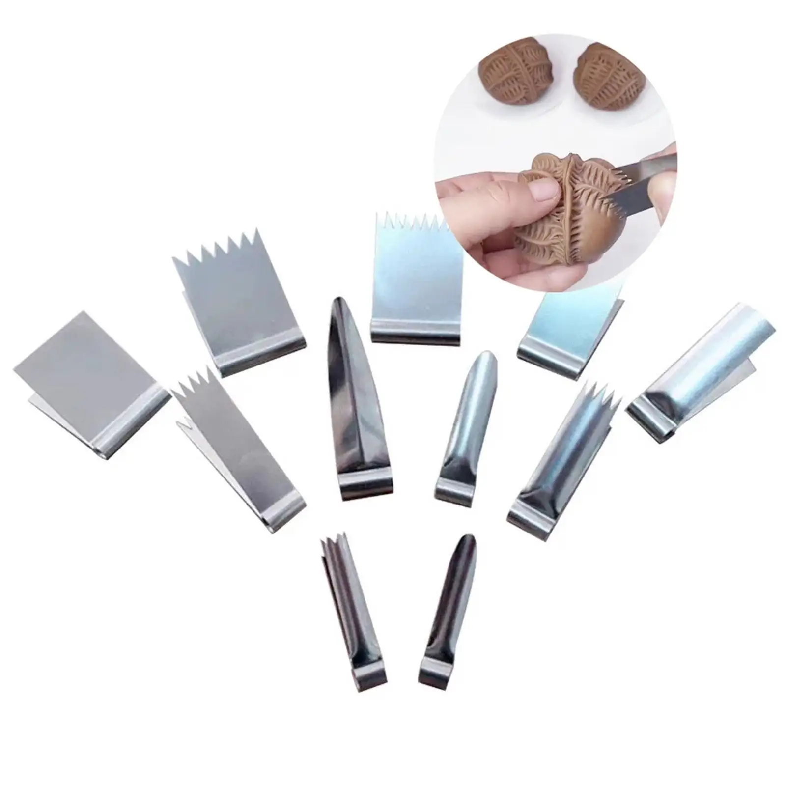 11 Pezzi Modello Di Clip Di Noci Di Arachidi Forniture Fatte In Casa Ceramica Durevole