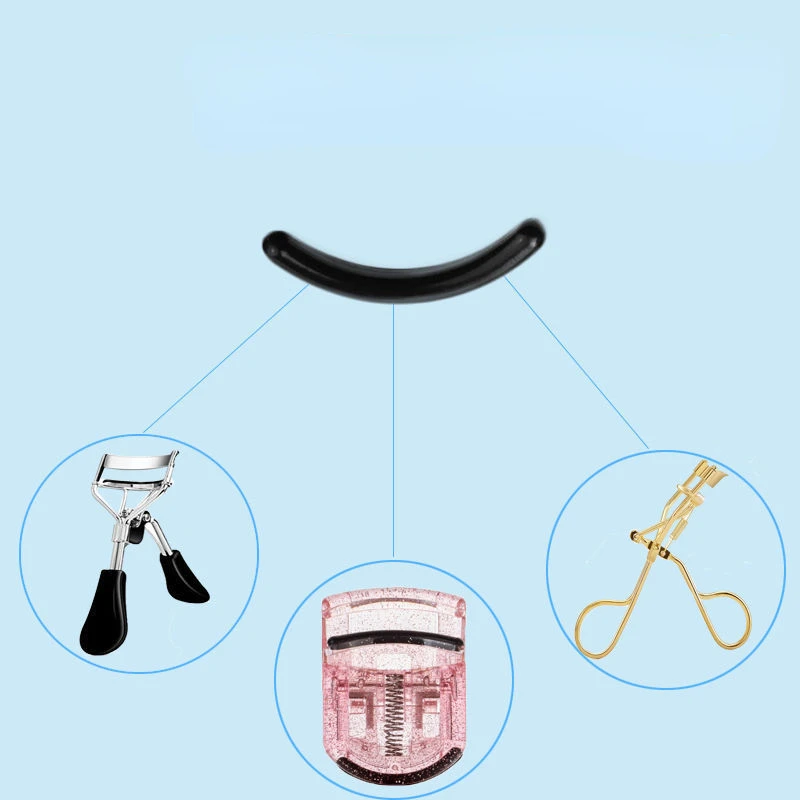 블랙 교체 속눈썹 컬러 리필 실리콘 패드, 메이크업 컬링 스타일링 도구, 속눈썹 교체 도구, 10 개