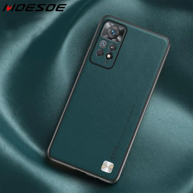 Coque peau de luxe en cuir, étui souple pour Xiaomi Redmi Note 11 10 Pro 11s 10s 11T K50 K40s Poco F3 X3 GT NFC M3 M4 X4 Pro 5G_voghion.com