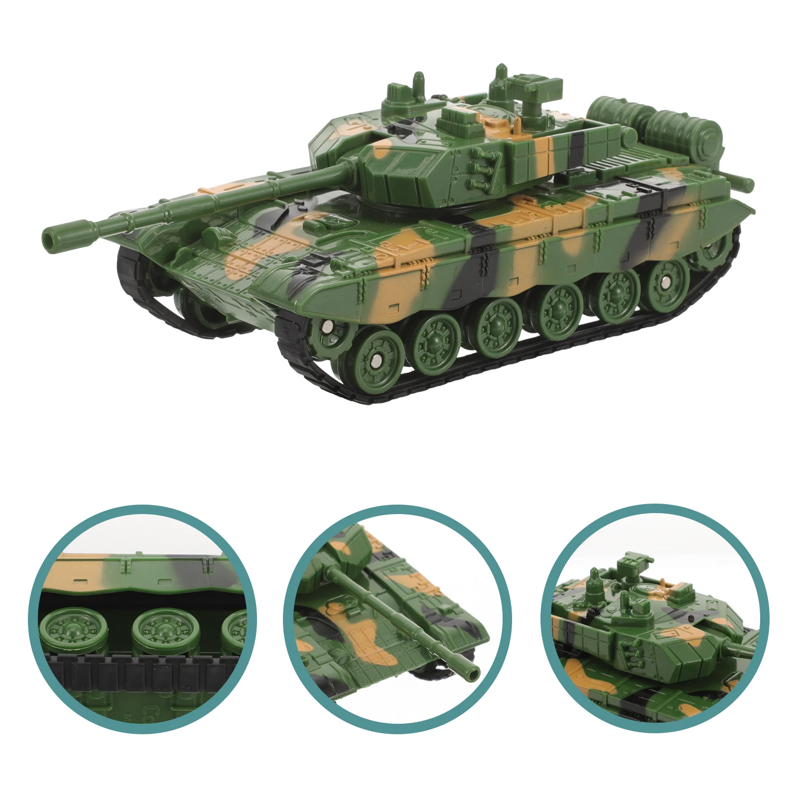 

Tank with Rotating Turret Tank Model Vehicle for Kids Boys