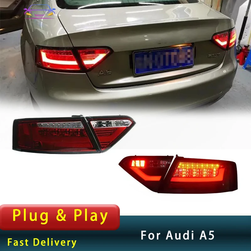 

Car Tail Light For Audi A5 2007-2012 Upgrade New Brake Reverse Dynamic Turn Signal Light Rear Tail Lamp Assembly