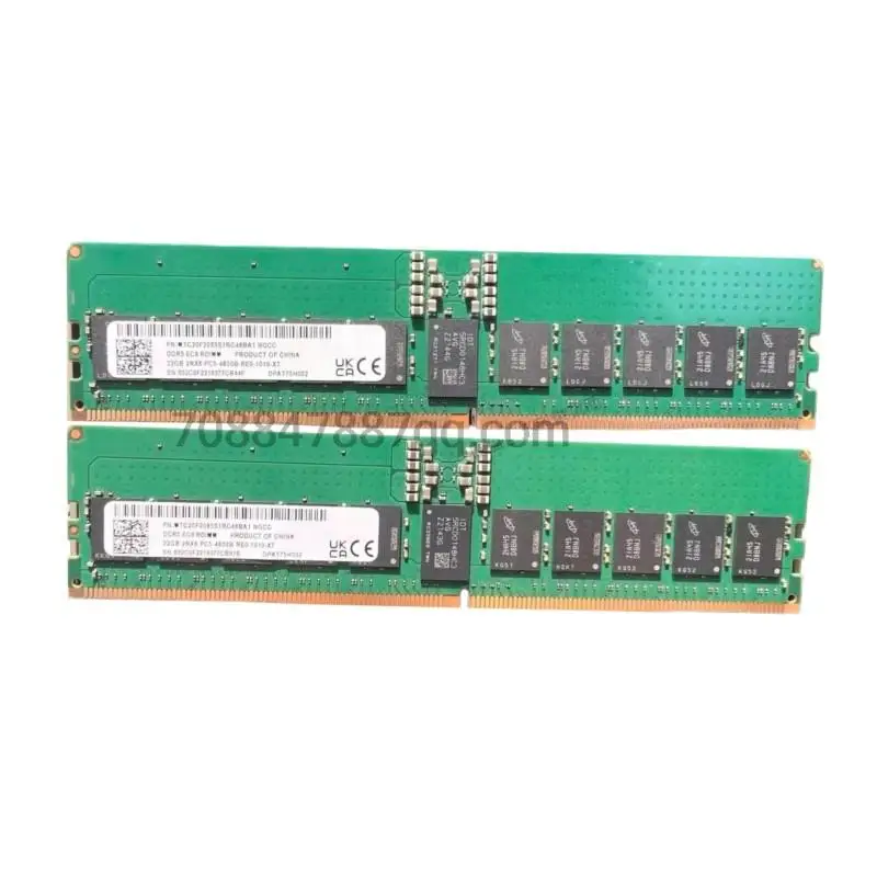 

Оригинальный 100% Аутентичный MT 32G 2RX8 DDR5 4800 ECC REG RDIMM
