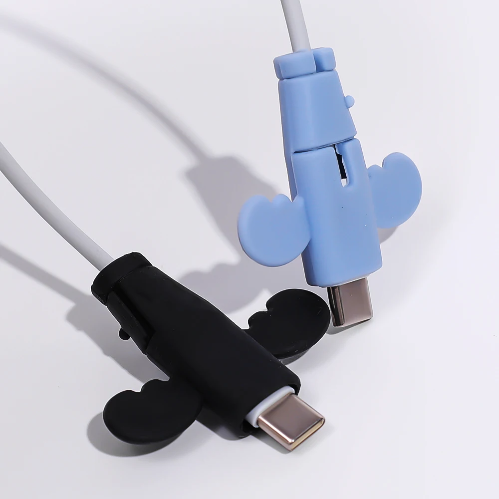 Protecteurs De Câble En Silicone Spiralé 3/6X - Pour Rallonger La Vie De Vos Câbles USB