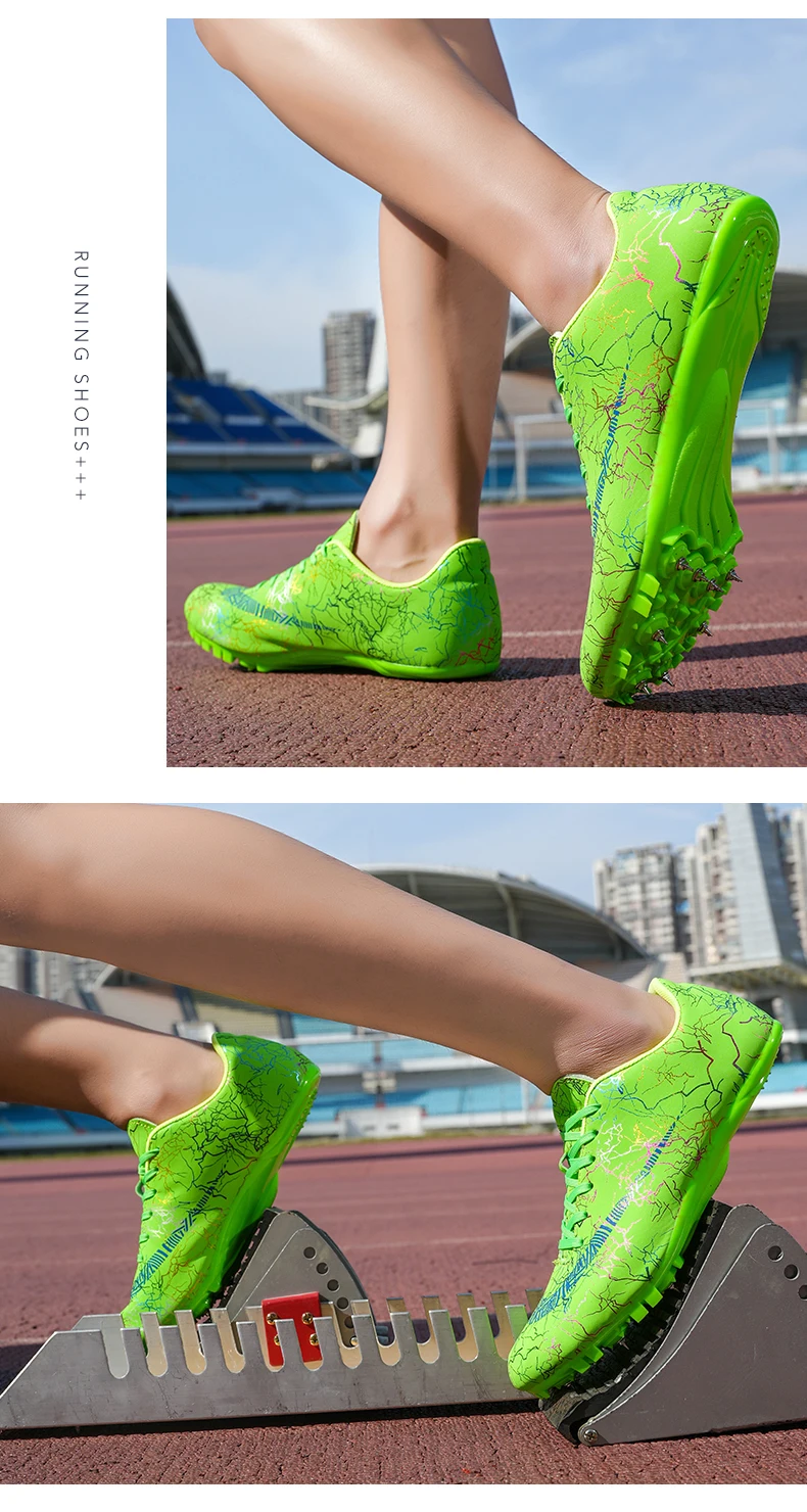 Description Picture 5 of itemProfessional Spikes Track & Field Shoes for Men Women Kids Breathable Racing Jumping Sprint Running Sneakers Size 35-45