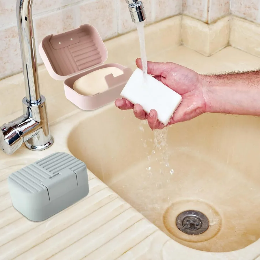 Leakproof Travel Soap Holder Case Set