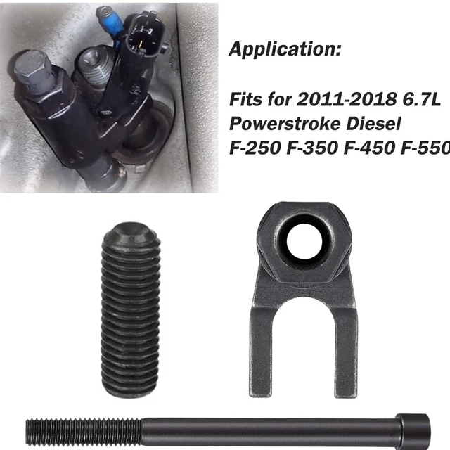 Diesel Injectors Extractor Removal Tool Set Fuel Injector Extractor Tools for 6.7L Powerstroke Diesel F250 F350 F450 F550 1