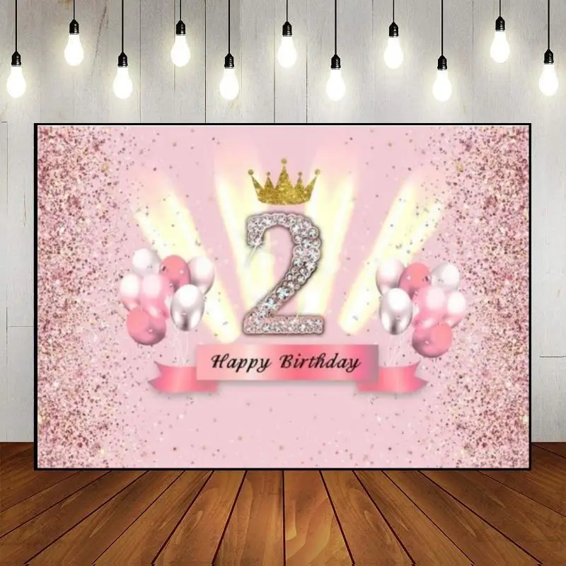Happy 2Th Birthday Photo Background Red Teddy Bear Baby Shower Prince First Boy Party Golden Hotwheels Fondali Fotografici 1St