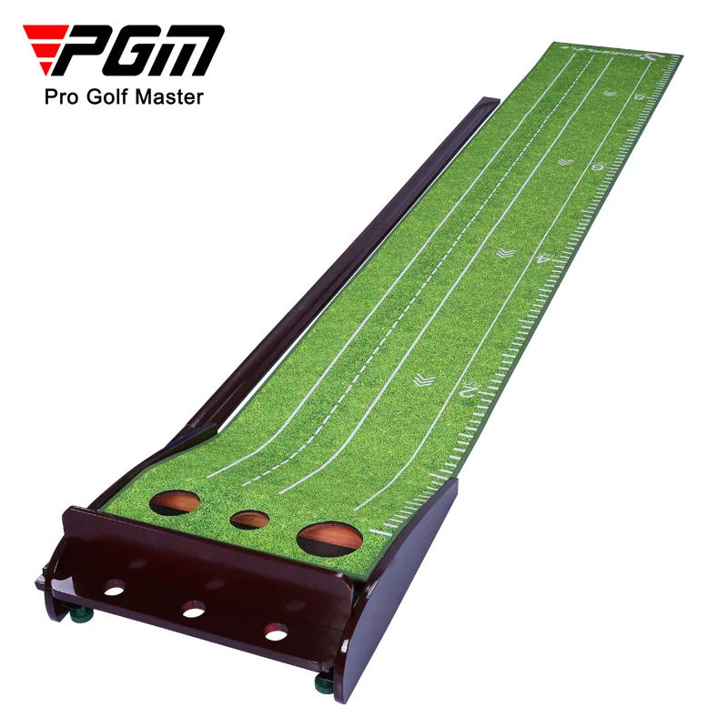 

PGM Golf Putter Training Aids Adjustable Height Solid Wood Putting Green Portable Foldable Storage Crystal Velvet TL500