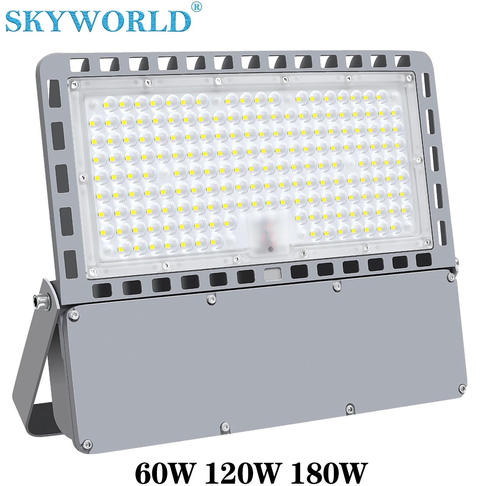 

SKYWORLD LED Flood Light Outdoor 60-180W Super Bright Garden Street Lights 100-250V 6000K Daylight White Lamp IP66 Stadium Court