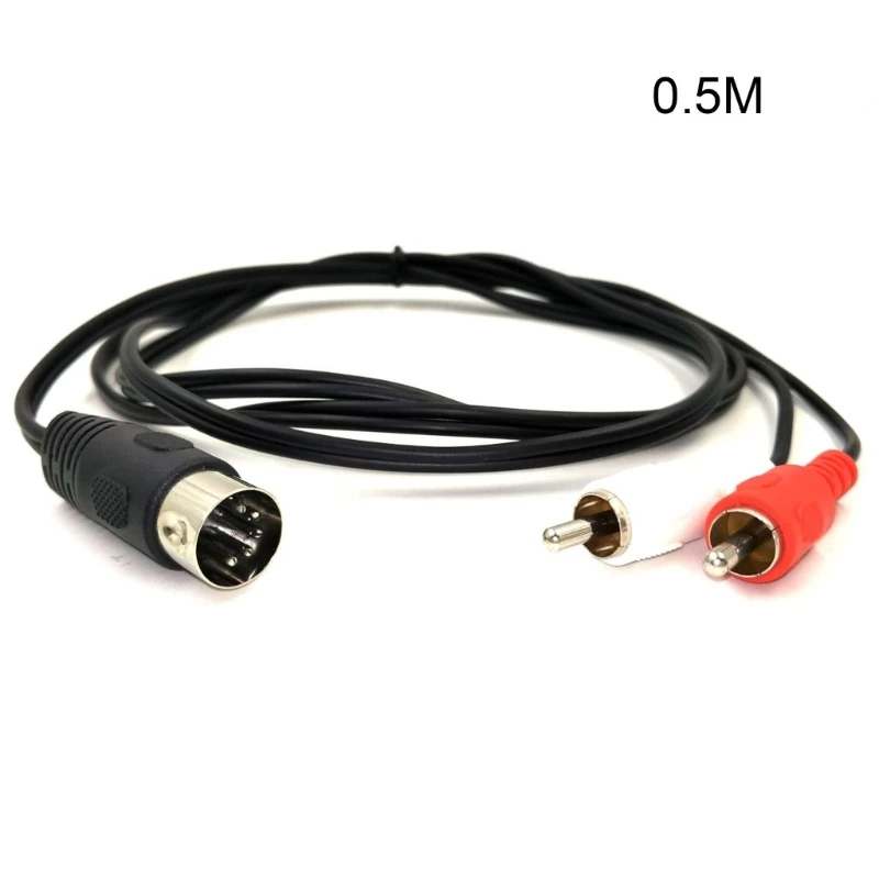  ̺ 5  DIN Male to 2RCA Male    ̺