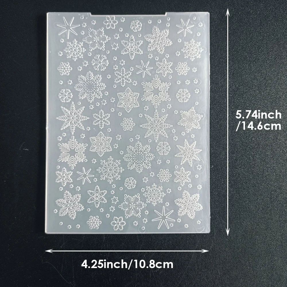 AZSG Christmas Snowflakes Love Flowers and Flowers Embossing Folder For DIY Paper Card Decoration Scrapbooking plastic embossing folder embossing folder
