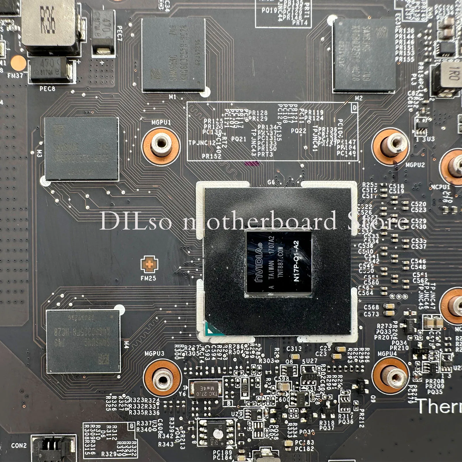 FOR MSI MS-16J51 VER:2.0 Laptop Motherboard With i7-7700HQ CPU