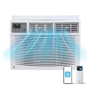 12000 btu Window Air Conditioner With Wi-fi Enabled, Remote Control, Cooling Up To 550 sq.ft, 115v Wall Mounted Window Ac Units For Rooms, Dehumidifier, Fan, Reusable Filter 1