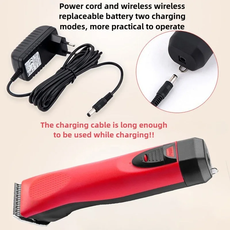 35W Professional Pet Hair Clipper Cordless Haircut Electric Dog Trimmer Grooming Pets Store Cat Beauty Trimmer Hair Cutting