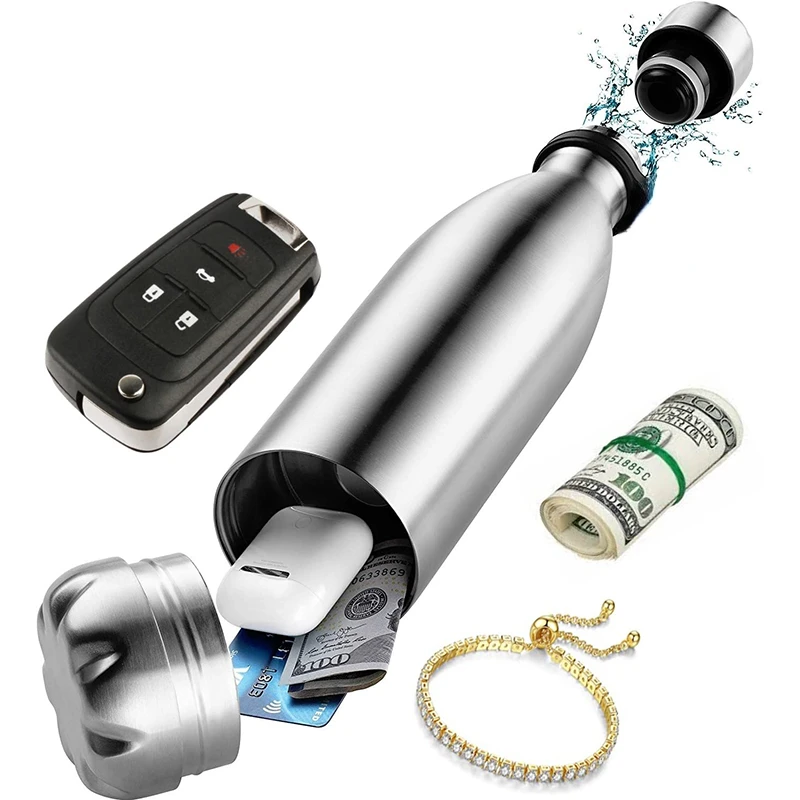 750mlDiversionWaterBottlePortableWaterBottleSecretStashPill