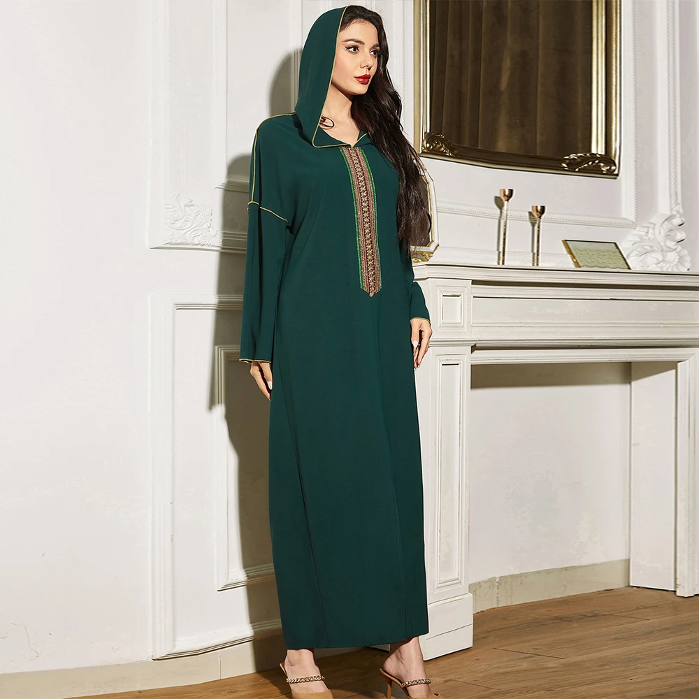 Robe longue musulmane pour femmes, Hijab, Kaftan, Caftan marocain