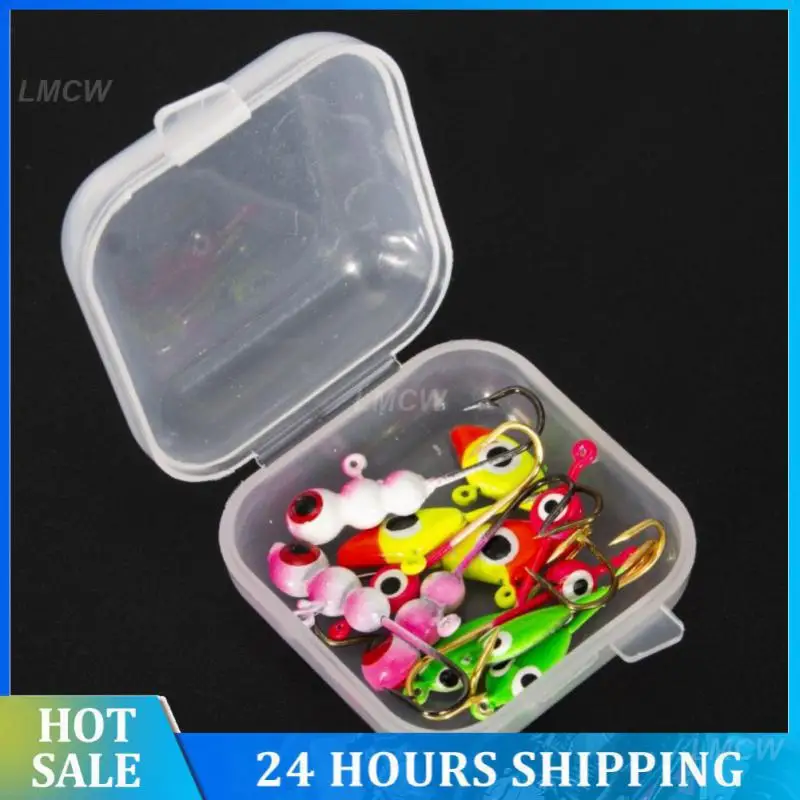 

New Winter Color Ice Fishing Hook With Barbed Mini Lead Head Hook Micro-root Hook Fishing Supplies Fishing Set Accessories