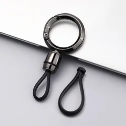 Premium Car Keychain Lanyard - Stylish and Secure Key Holder (Gray)