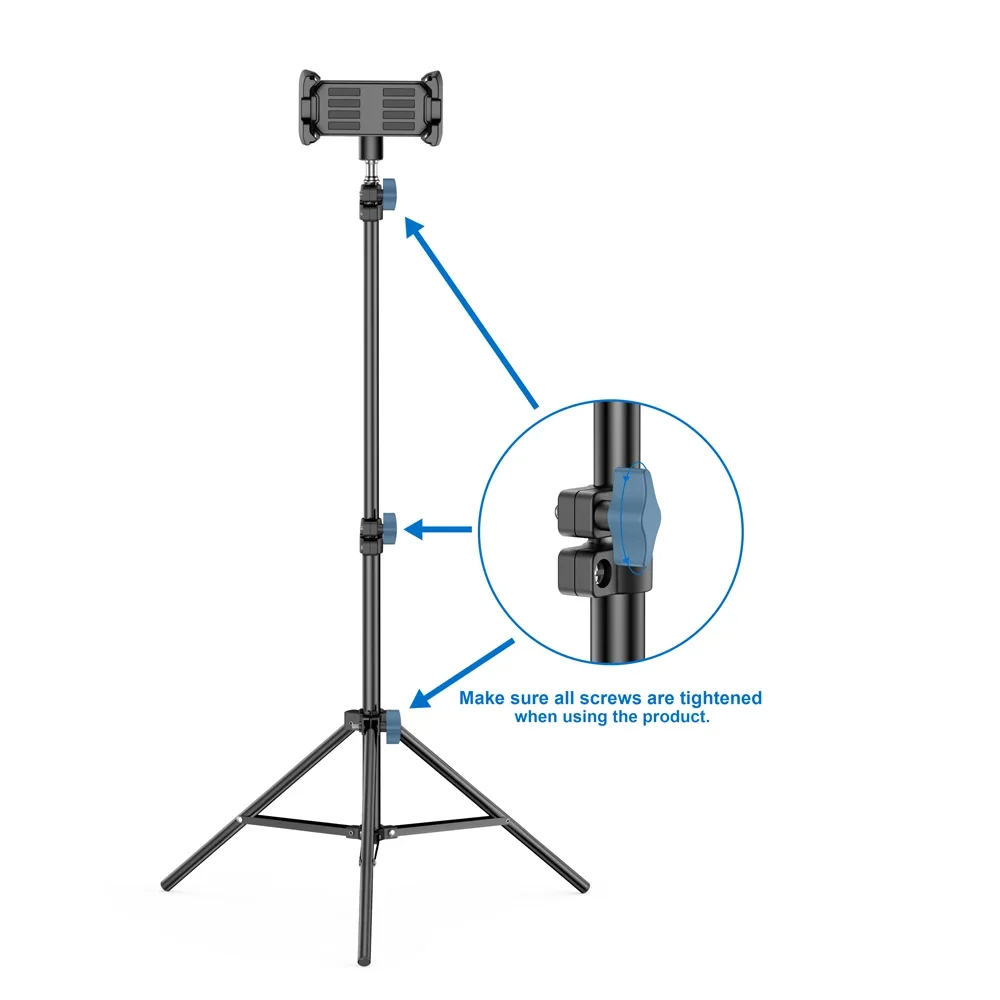 Liftable Foldable Arm Tripod Floor Tablet Stand Phone Live Holder 160cm Support for IPhone IPad Smartphones Lounger Bed Mount tablet stand tablet holder mobile phone holder ipad laptop holder
