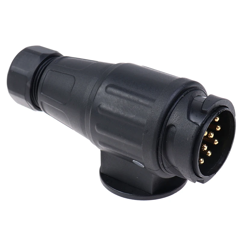 12V 13 Pin Trailer Plug Trailer Socket Trailer Plug Socket Trailer Plug Adapter Waterproof Trailer 13 Pole Electrical Connector