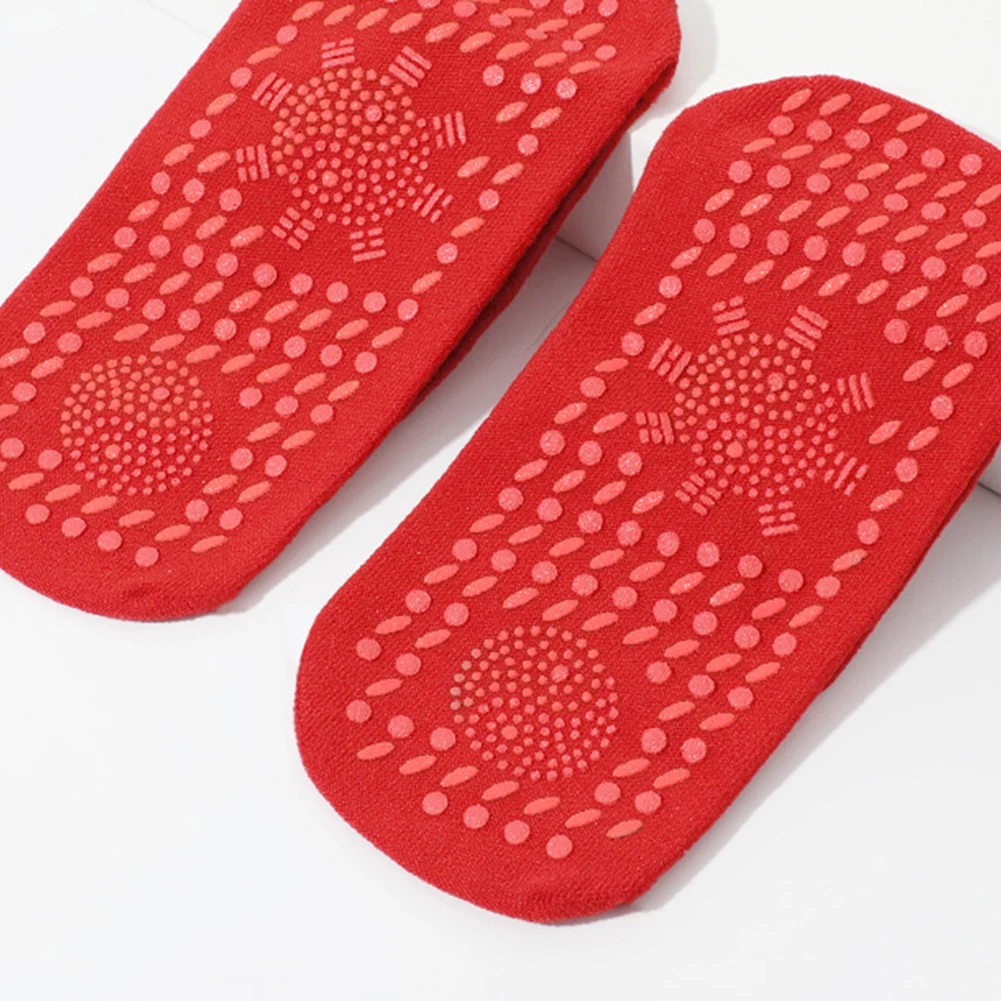 1-5Pairs Foot Warmer Socks Winter Anti-Freezing Sports White Red Warmer Stockings Breathable Anti-Fatigue for Fishing Camping
