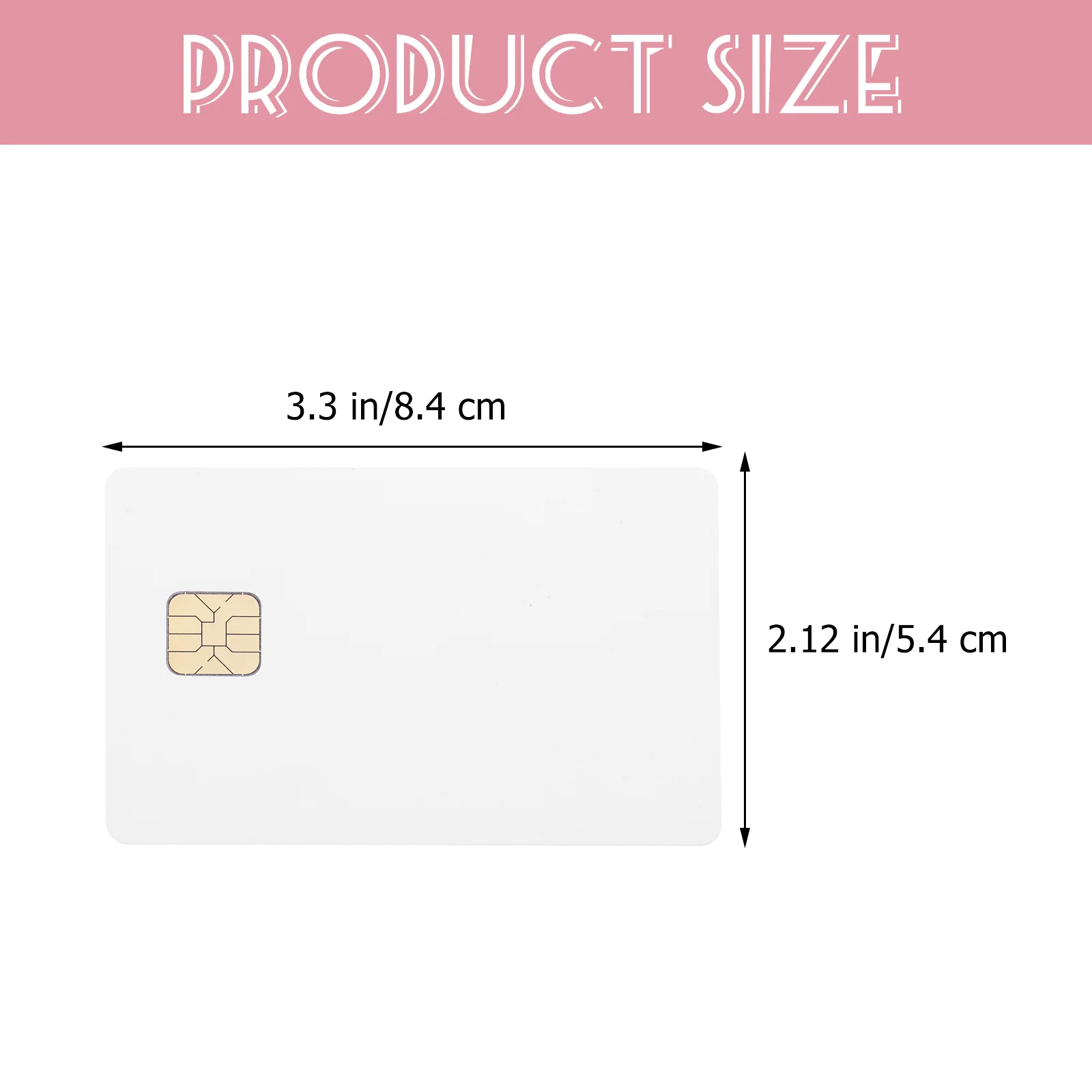 White Cards With Chip Java Blank Intelligent Access Control System 10 Pcs