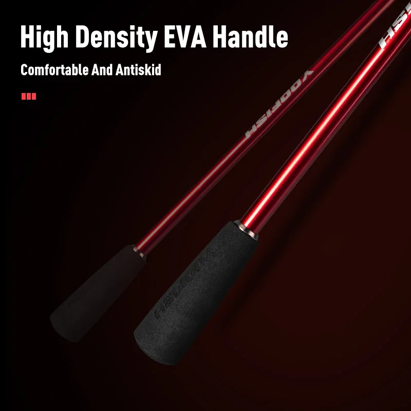 Canne YOOFISH EGITAKO carbone 170MH/H 2 sections pour pêche au calmar et seiche - Tip titane
