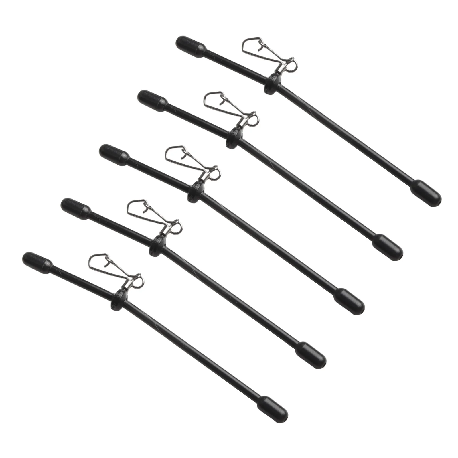 5 Stück Angeln Anti-Feeder Boom Spacer mit Druckknöpfen Balance Connector Tackle Rolling Swivel Snaps Balance Connector – Detail 32