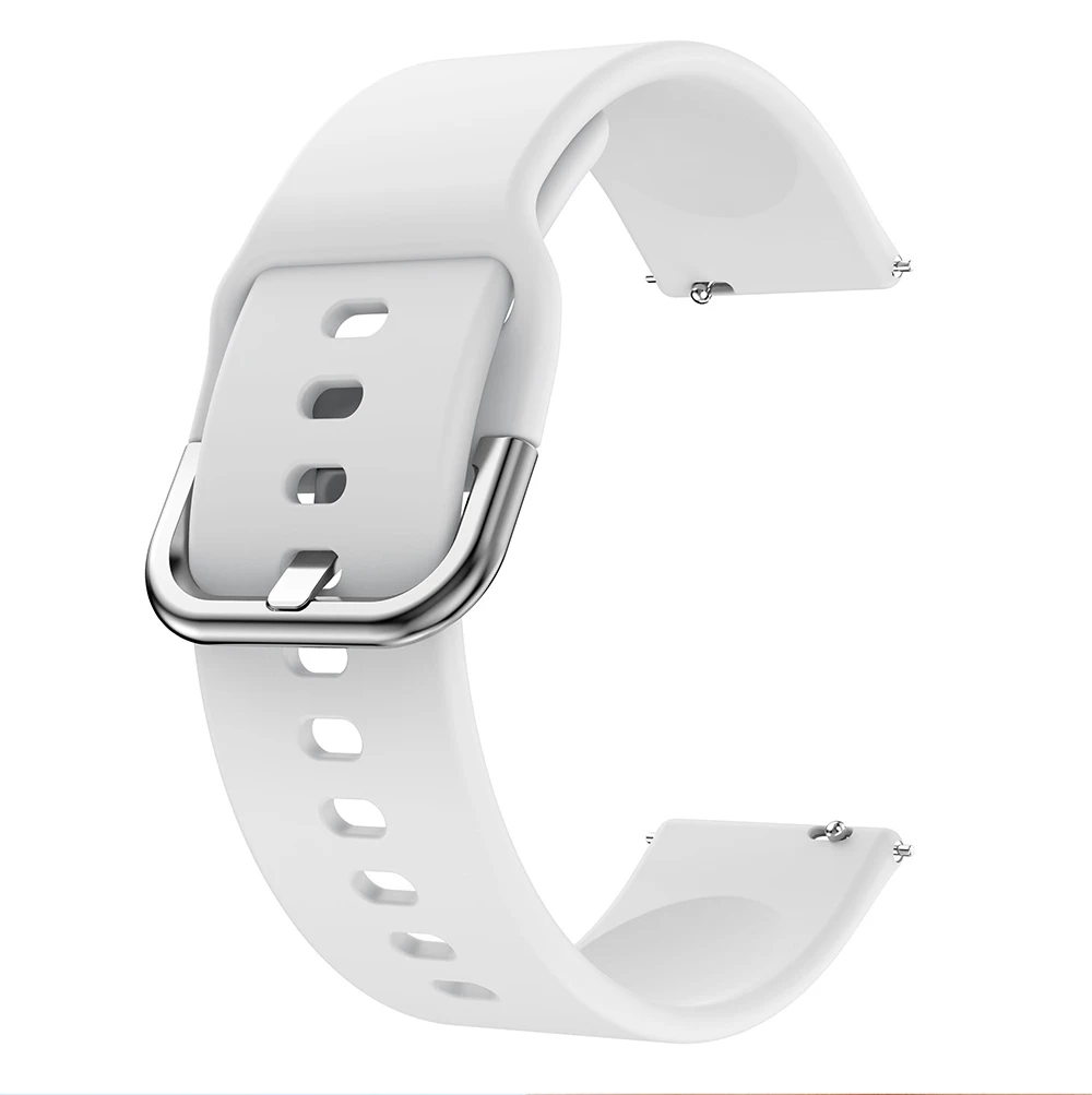 Premium Silicone Watch Band - 20mm/22mm Adjustable Strap, Universal Fit