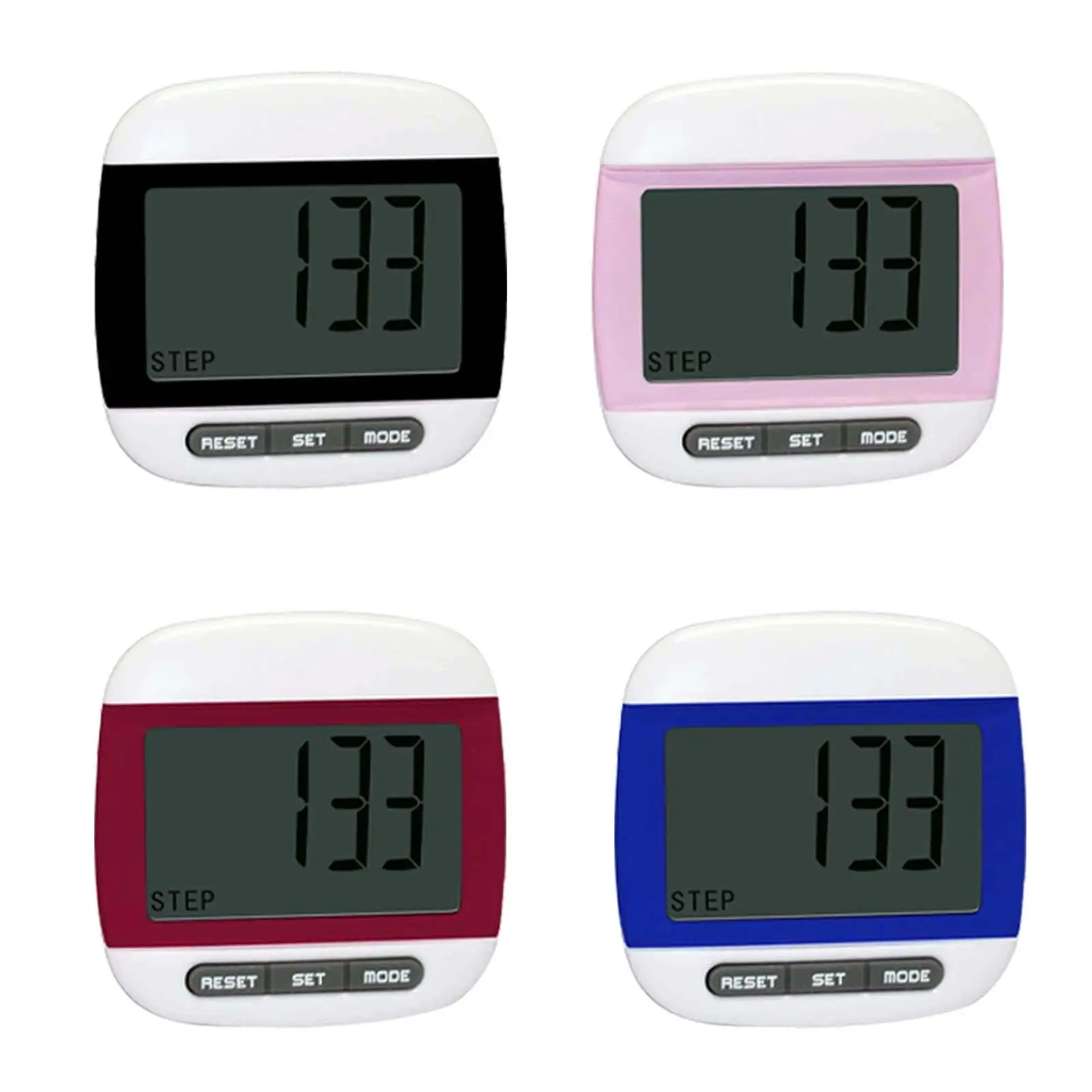 Pedometer for Walking Portable Belt Clip, Calorie Distance Counting Accurate