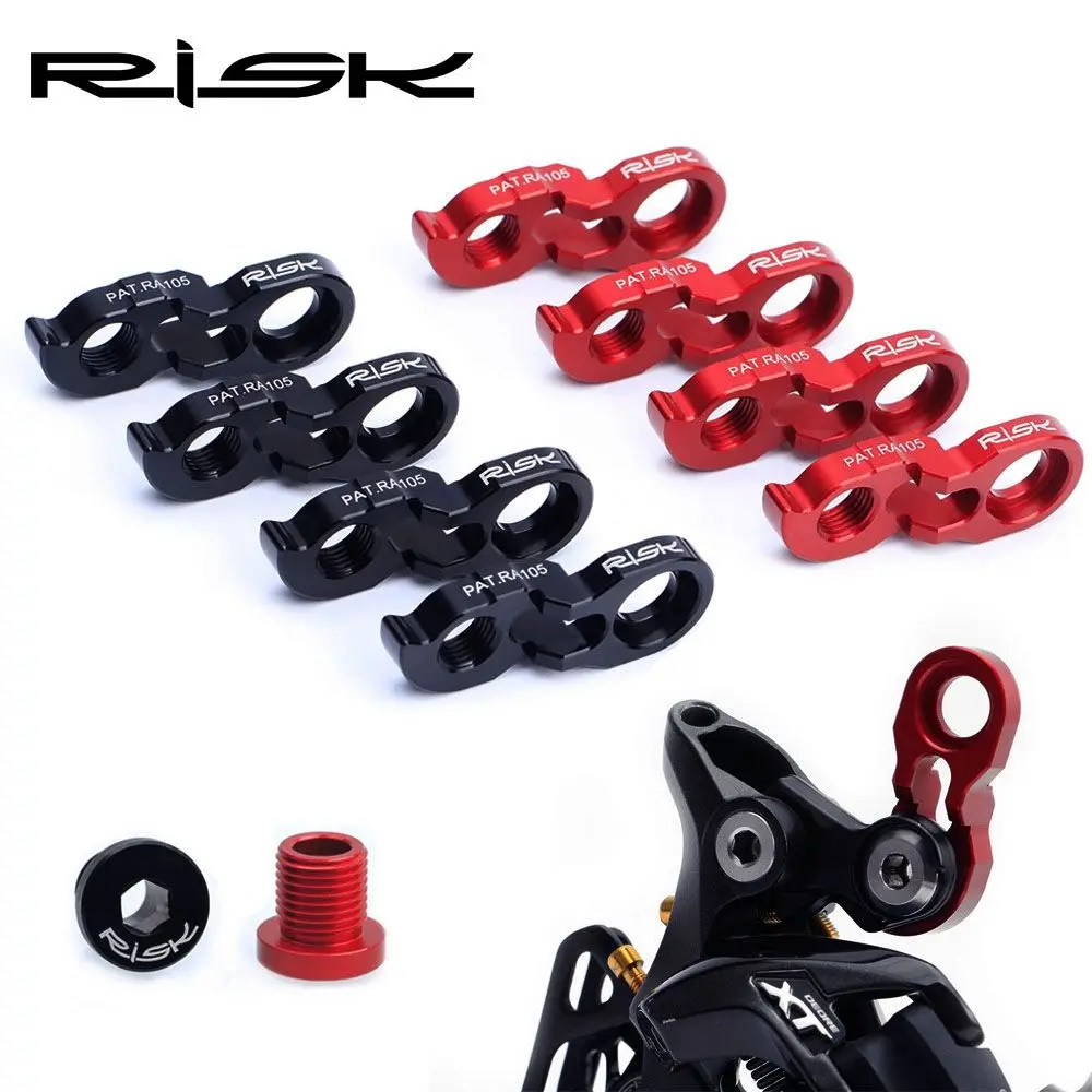 RISK Bike Rear Derailleur Link Hanger Extender Converter Extension MTB Road  Bicycle Frame Tail Hook Hanger Extender Cassette - AliExpress