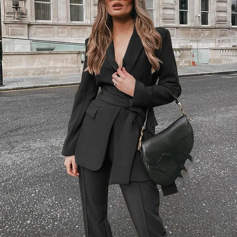 Autumn/winter Women's Fashion Women's Fashion Early Fall New Advanced Office Women's Suit Commuter Suit Women's Two-piece Suit