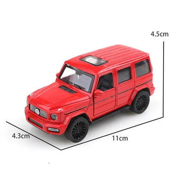 (bagged)1:43 Benz G-class, Alloy Model Car, Simulated off-road vehicle, children's alloy car, boy's toy model, car ornaments 4