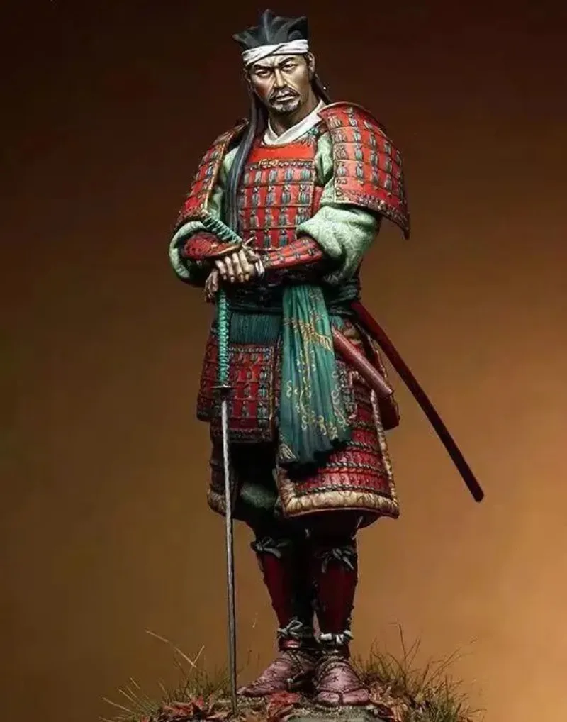 1/20 90mm Scale Resin Figures Assembled Model Kits Modeling Ancient Japanese Samurai Warrior Miniature Unassambled Unpainted S78 2