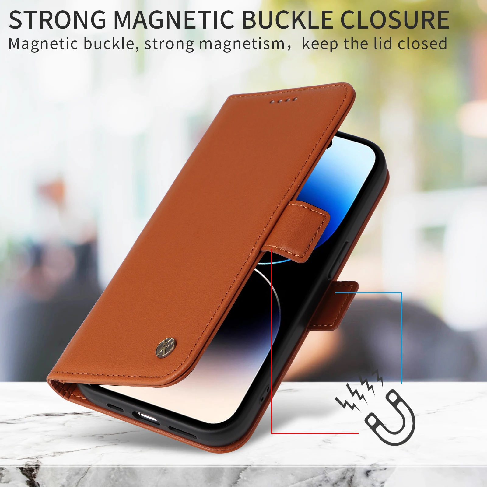 Premium Wallet Leather Case